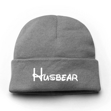 Load image into Gallery viewer, Husbear Embroidery Beanie Hat - Bearified Gear