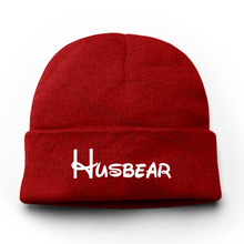 Load image into Gallery viewer, Husbear Embroidery Beanie Hat - Bearified Gear