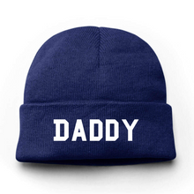 Load image into Gallery viewer, Daddy Embroidery Beanie Hat - Bearified Gear