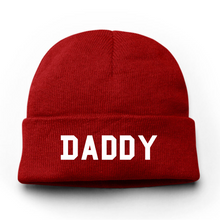 Load image into Gallery viewer, Daddy Embroidery Beanie Hat - Bearified Gear