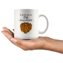Load image into Gallery viewer, Kiss Me I'm Beardish Mug - Bearified Gear