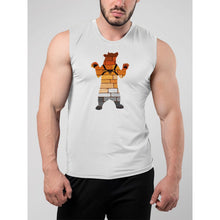 Load image into Gallery viewer, Gay Pride Bear Harness Muscle Tank Top - Bearified Gear