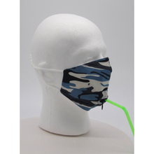 Load image into Gallery viewer, Camouflage Drinking Face Mask w PM2.5 Filter - Bearified Gear