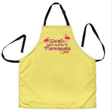 Load image into Gallery viewer, Single And Ready to Flamingle Adjustable Apron - Bearified Gear