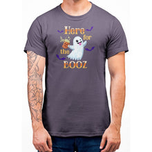 Load image into Gallery viewer, Here For The Booz Halloween T-Shirt - Bearified Gear