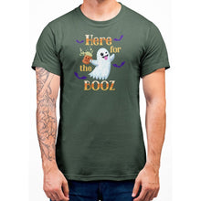 Load image into Gallery viewer, Here For The Booz Halloween T-Shirt - Bearified Gear