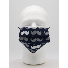 Load image into Gallery viewer, Mustache Print Face Mask - Bearified Gear