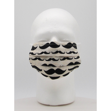 Load image into Gallery viewer, Mustache Print Face Mask - Bearified Gear