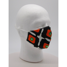 Load image into Gallery viewer, Abstract Squares Face Mask w/ PM2.5 Filters - Bearified Gear