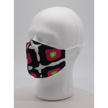 Load image into Gallery viewer, Abstract Squares Face Mask w/ PM2.5 Filters - Bearified Gear
