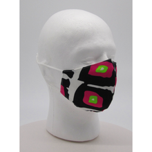 Load image into Gallery viewer, Abstract Squares Face Mask w/ PM2.5 Filters - Bearified Gear