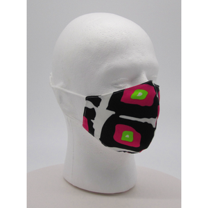 Abstract Squares Face Mask w/ PM2.5 Filters - Bearified Gear
