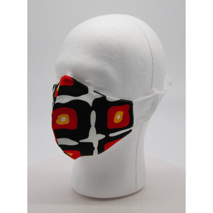 Abstract Squares Face Mask w/ PM2.5 Filters - Bearified Gear