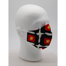 Load image into Gallery viewer, Abstract Squares Face Mask w/ PM2.5 Filters - Bearified Gear