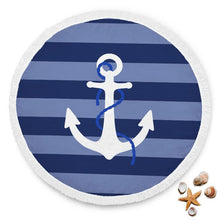 Load image into Gallery viewer, Round Anchor Beach Towel - Bearified Gear