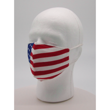 Load image into Gallery viewer, American Flag Face Mask w/ PM2.5 Filters - Bearified Gear