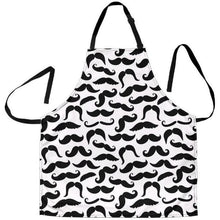 Load image into Gallery viewer, Mustache Print Adjustable Apron - Bearified Gear