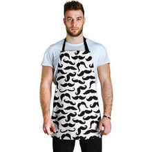 Load image into Gallery viewer, Mustache Print Adjustable Apron - Bearified Gear