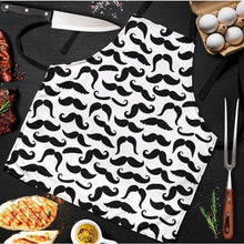 Load image into Gallery viewer, Mustache Print Adjustable Apron - Bearified Gear