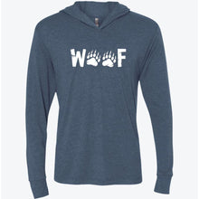 Load image into Gallery viewer, Woof Long Sleeve Hooded Shirt - Bearified Gear