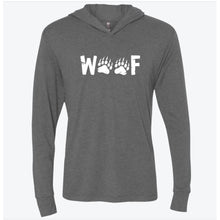 Load image into Gallery viewer, Woof Long Sleeve Hooded Shirt - Bearified Gear