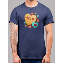 Load image into Gallery viewer, Woof Valentines Day Hear T-Shirt - Bearified Gear