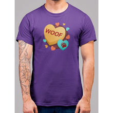 Load image into Gallery viewer, Woof Valentines Day Hear T-Shirt - Bearified Gear