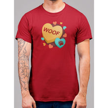 Load image into Gallery viewer, Woof Valentines Day Hear T-Shirt - Bearified Gear
