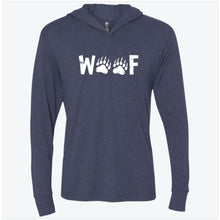 Load image into Gallery viewer, Woof Long Sleeve Hooded Shirt - Bearified Gear