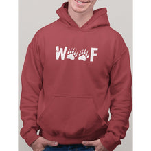 Load image into Gallery viewer, Woof Wording Hoodie - Bearified Gear