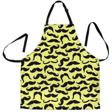 Load image into Gallery viewer, Mustache Print Adjustable Apron - Bearified Gear