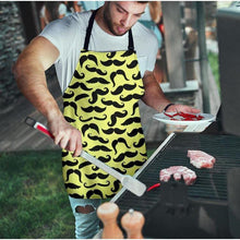Load image into Gallery viewer, Mustache Print Adjustable Apron - Bearified Gear