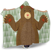 Load image into Gallery viewer, Bear Hooded Blanket - Bearified Gear
