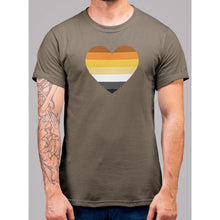 Load image into Gallery viewer, Bear Pride Heart T-Shirt - Bearified Gear