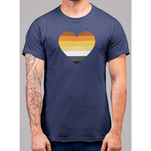 Load image into Gallery viewer, Bear Pride Heart T-Shirt - Bearified Gear