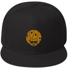 Load image into Gallery viewer, Woof Gold Glitter Snap Back Hat - Bearified Gear