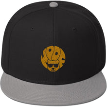 Load image into Gallery viewer, Woof Gold Glitter Snap Back Hat - Bearified Gear
