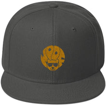 Load image into Gallery viewer, Woof Gold Glitter Snap Back Hat - Bearified Gear
