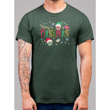 Load image into Gallery viewer, Merry Maskmas Christmas T-Shirt - Bearified Gear