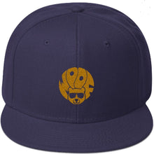 Load image into Gallery viewer, Woof Gold Glitter Snap Back Hat - Bearified Gear