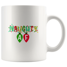 Load image into Gallery viewer, Naughty AF Ceramic Christmas Mug - Bearified Gear