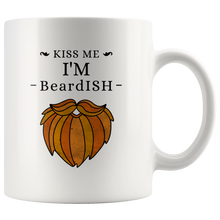 Load image into Gallery viewer, Kiss Me I'm Beardish Mug - Bearified Gear
