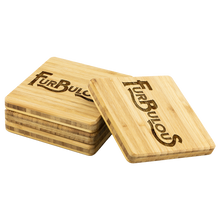 Load image into Gallery viewer, Furbulous Bamboo Coaster Set - Bearified Gear