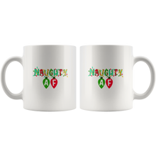 Load image into Gallery viewer, Naughty AF Ceramic Christmas Mug - Bearified Gear
