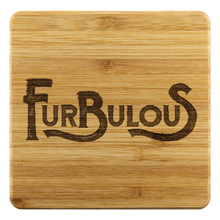 Load image into Gallery viewer, Furbulous Bamboo Coaster Set - Bearified Gear